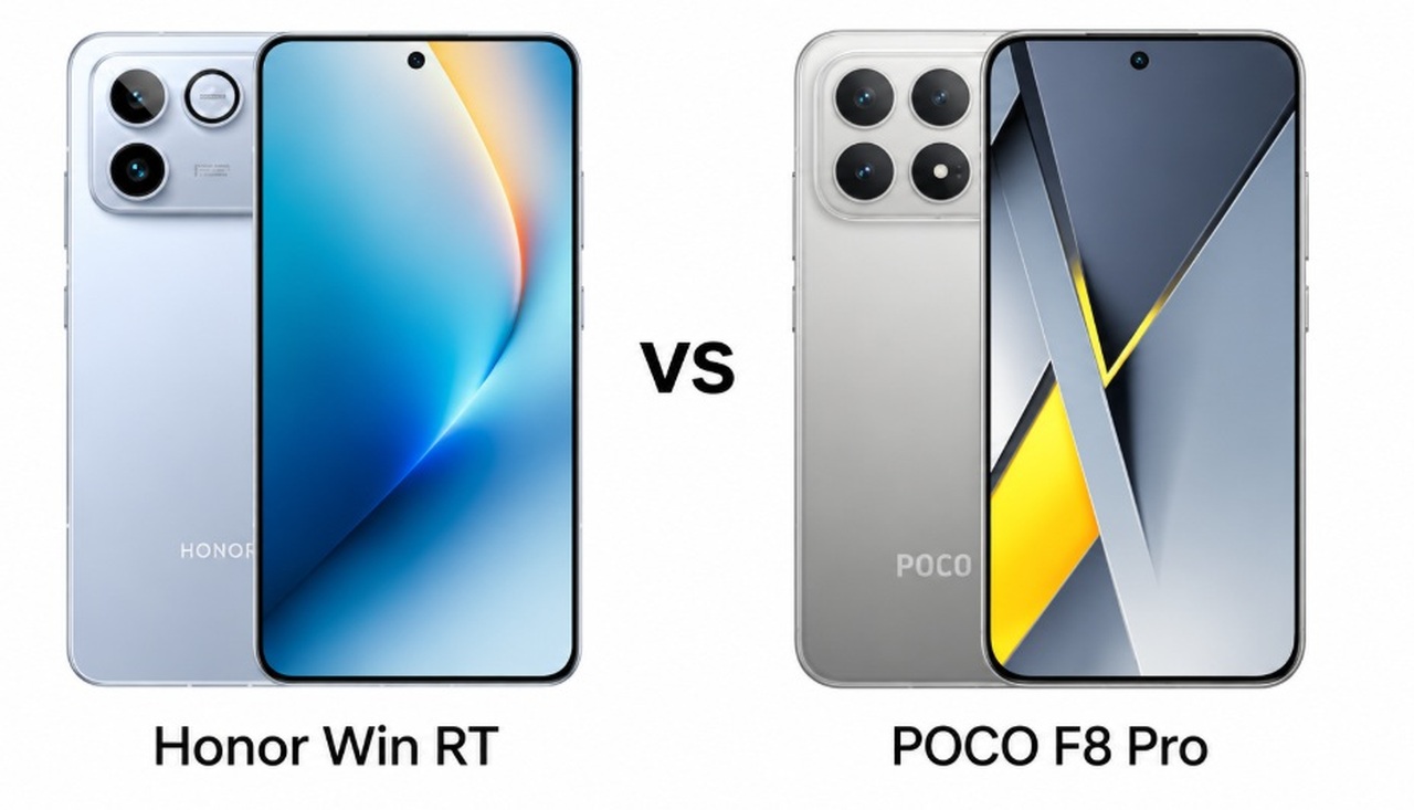 Honor Win RT против POCO F8 Pro: 10 000 мА·ч против камер