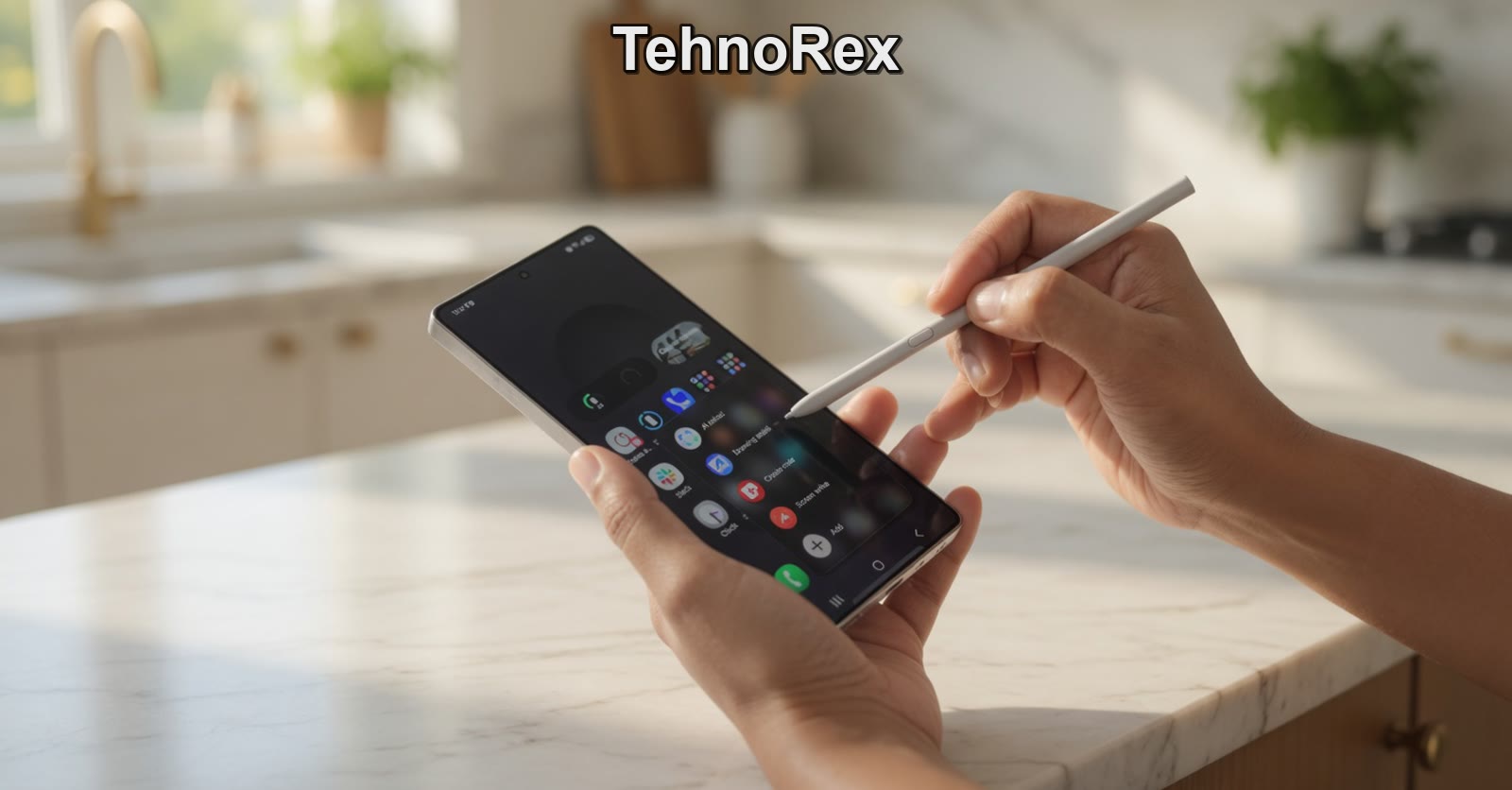 Samsung Galaxy S25 Ultra со стилусом S Pen