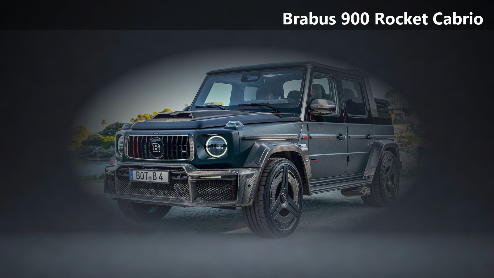 Brabus 900 Rocket Edition Cabrio: 888 л.с. и мягкий верх для Mercedes-AMG G 63