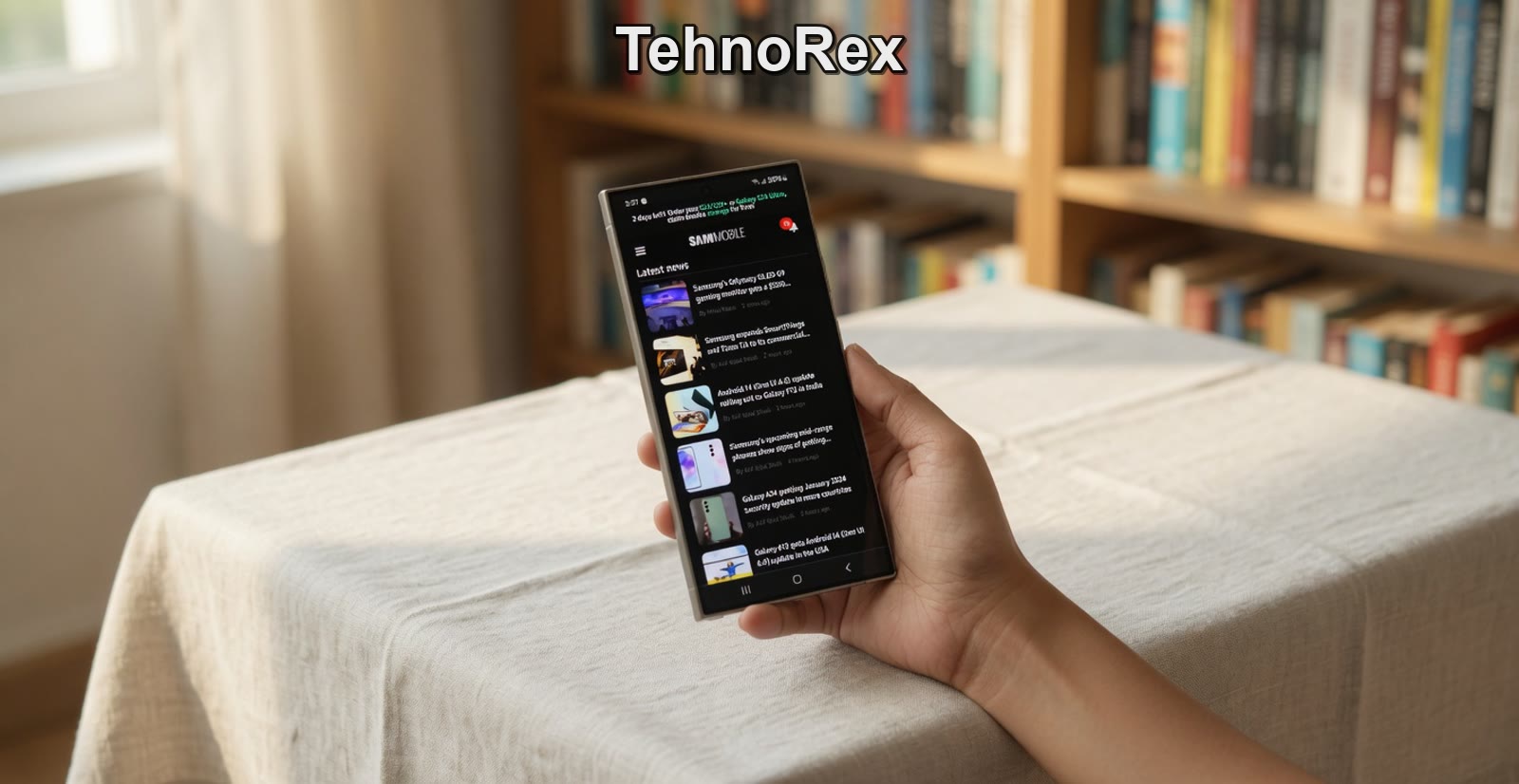 Настройки на экране Galaxy S24 Ultra