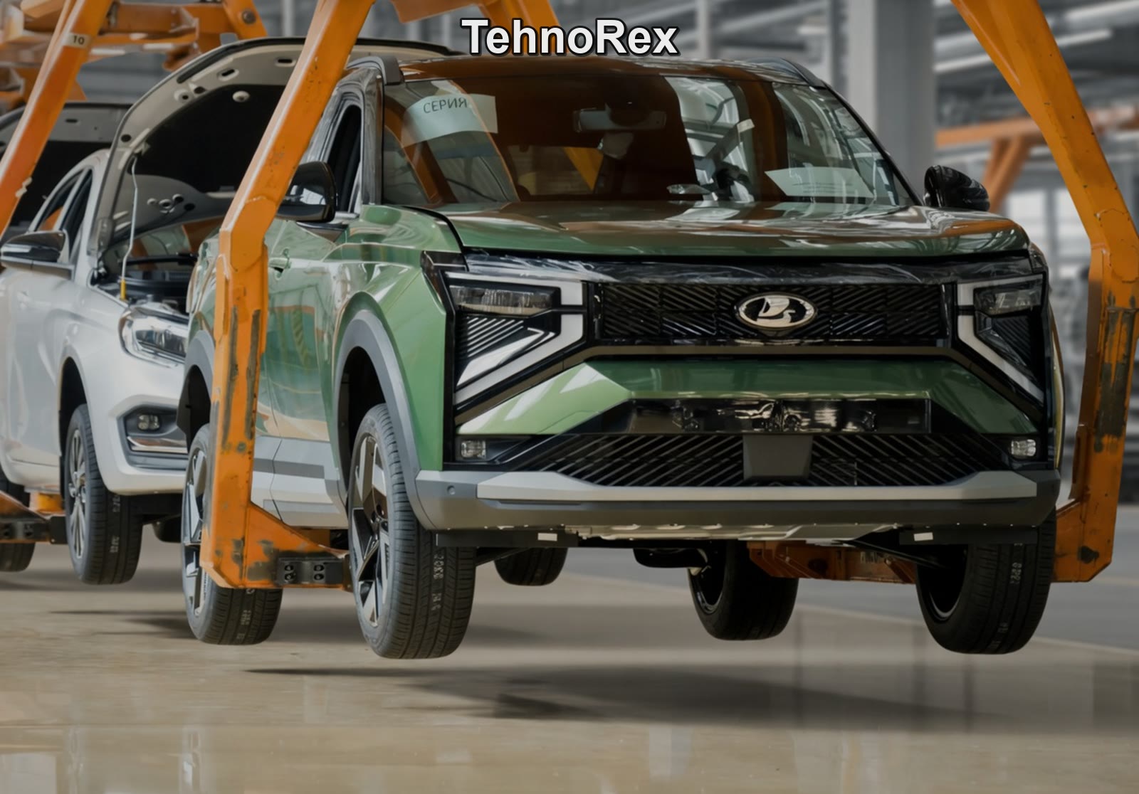 Кузова Lada Azimut на конвейере в Тольятти