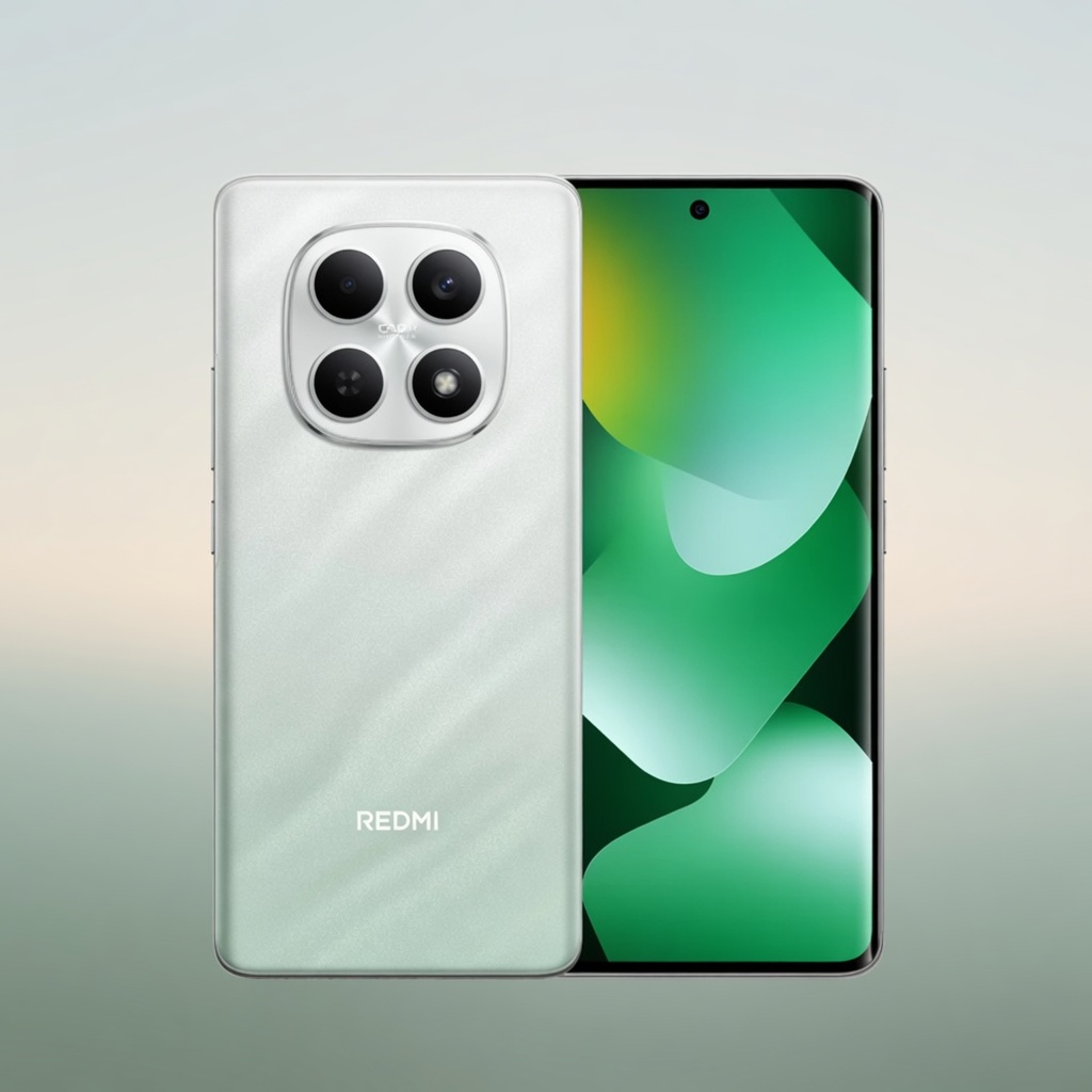 Redmi Note 15, вид спереди и сзади