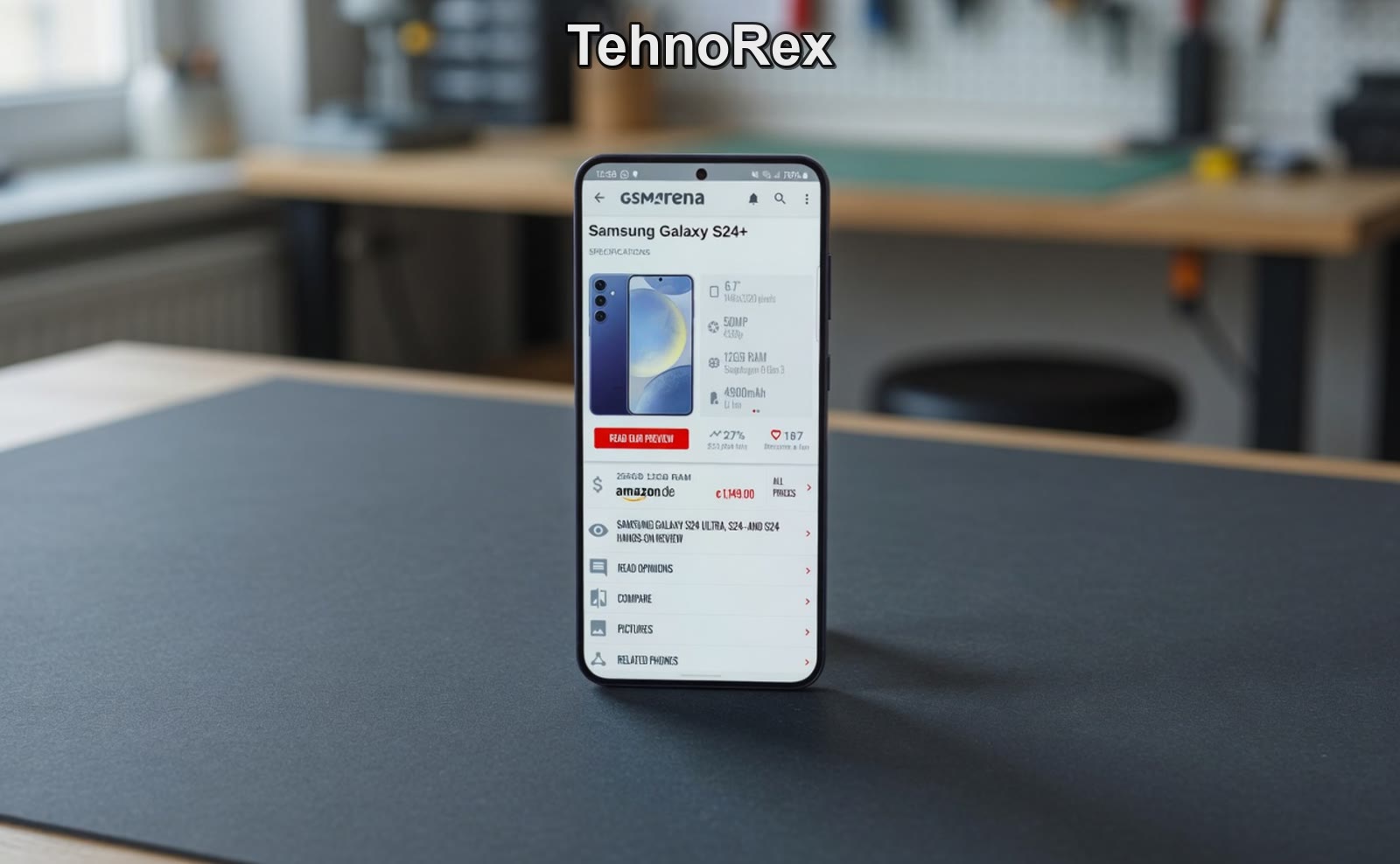 Samsung Galaxy S24+, нижний торец