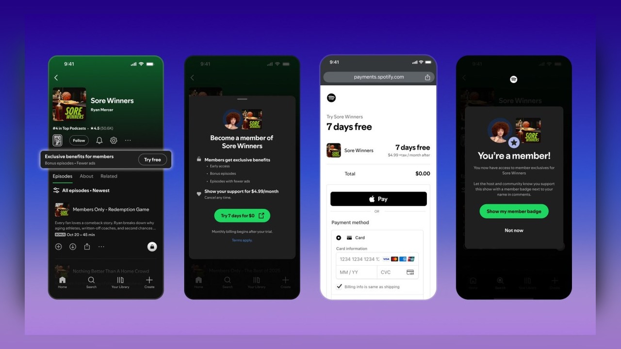 Spotify: интерфейс