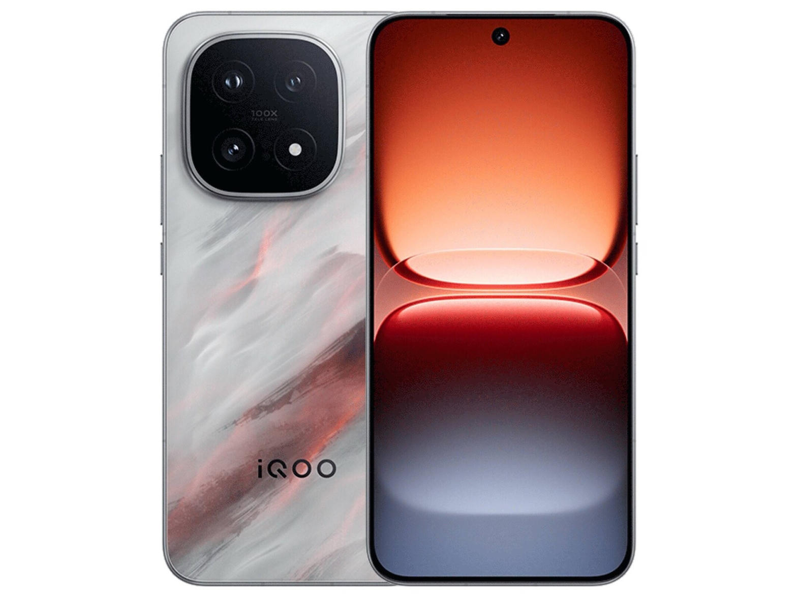 iQOO 15 спереди и сзади, официальный рендер