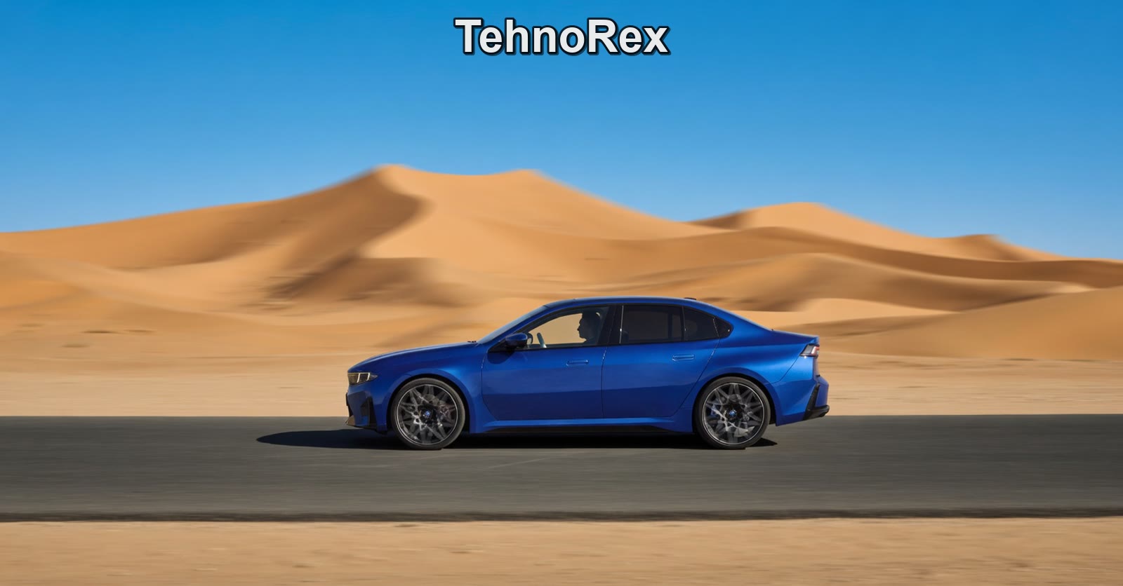 BMW на испытательном треке