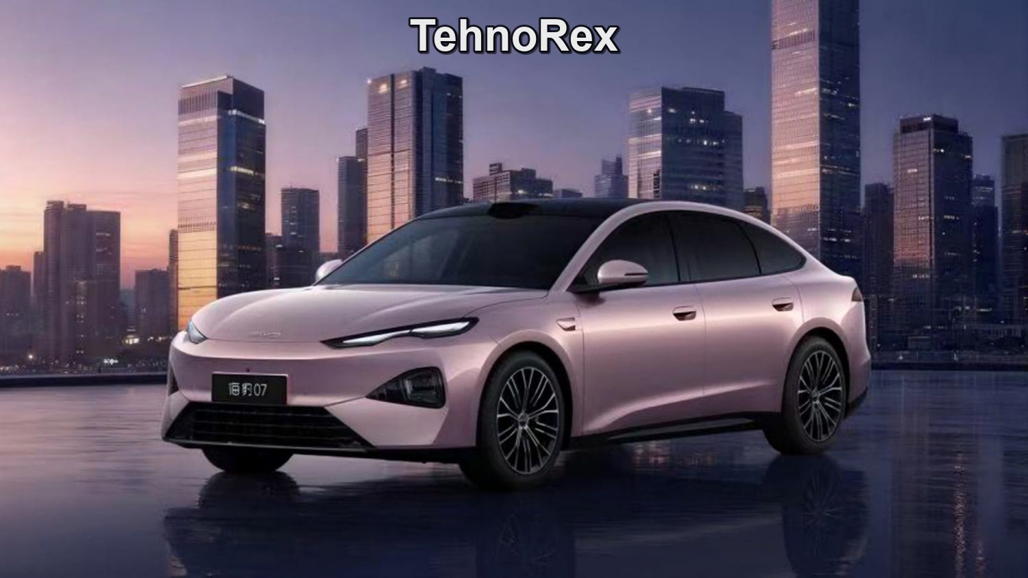 Седан BYD Seal 07 второго поколения, вид спереди