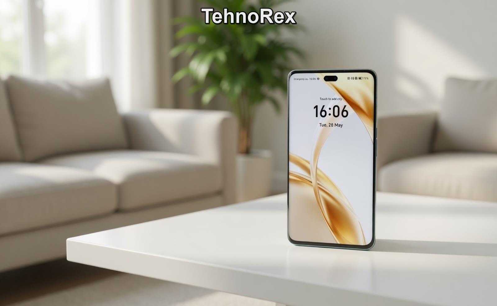 Honor 200 Pro с включённым экраном