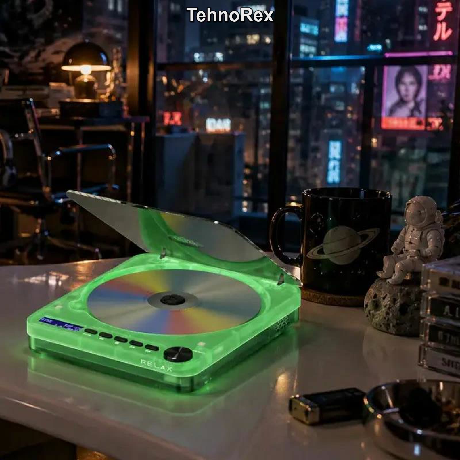 Pixel Tunes After Hours: CD-плеер за 85 долларов, который светится ночью