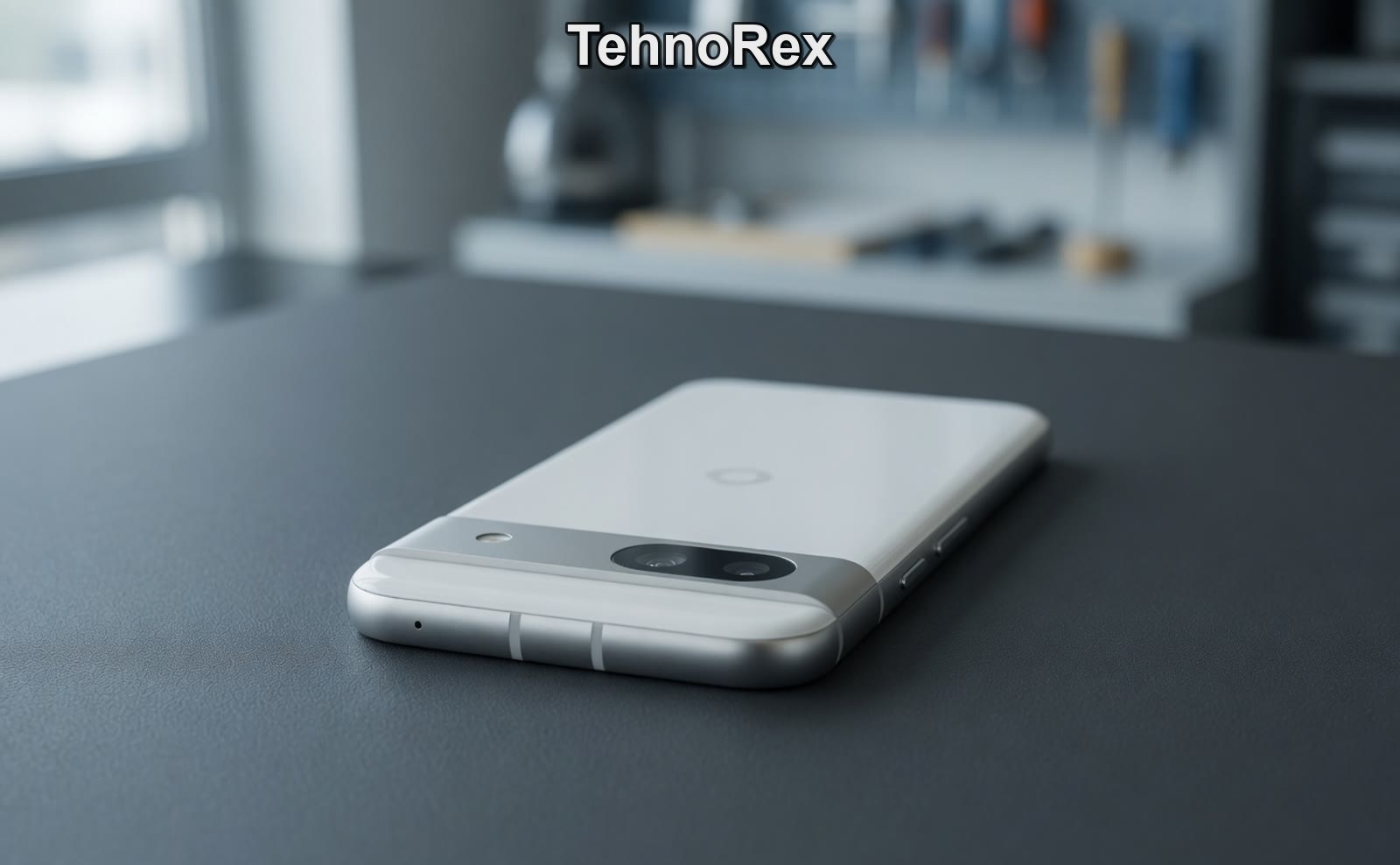 Google Pixel 8a, вид сбоку