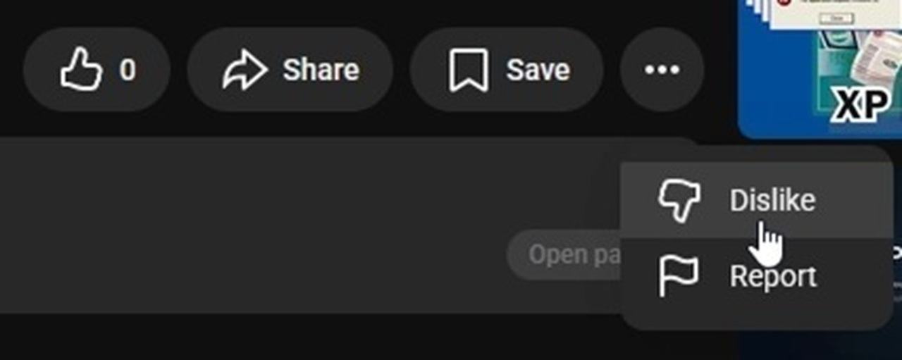 Плеер YouTube на смартфоне