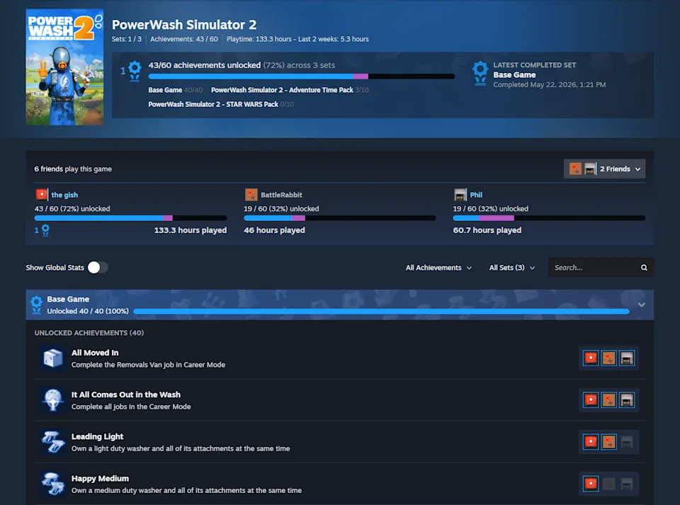 Steam достижения: обновление системы