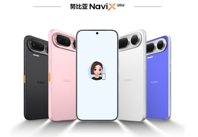 Nubia NaviX Ultra с батареей 7 100 мА·ч и ИИ-агентом Doubao представят 16 сентября