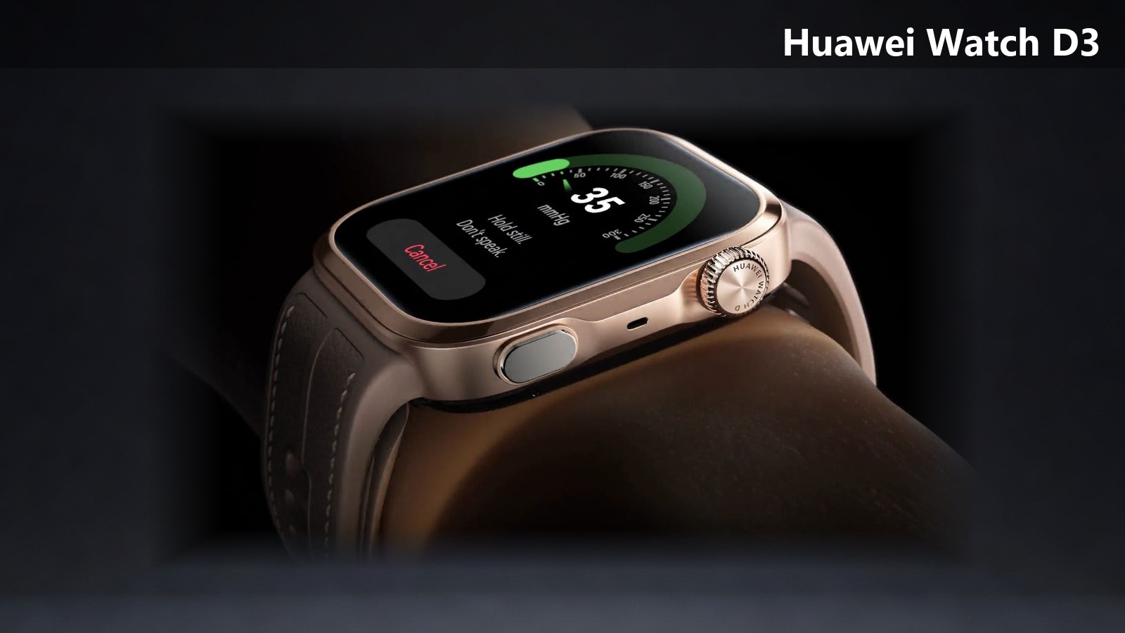 Huawei Watch D3 с манжетой для давления вышел в Европе за €449