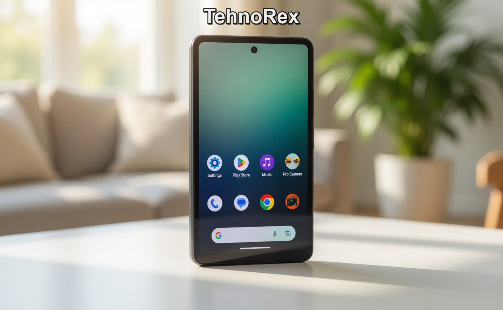 Sony Xperia 5 V с включённым экраном