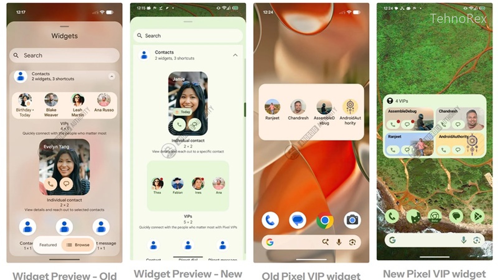 Pixel VIPs: виджет контактов в сентябрьском Feature Drop