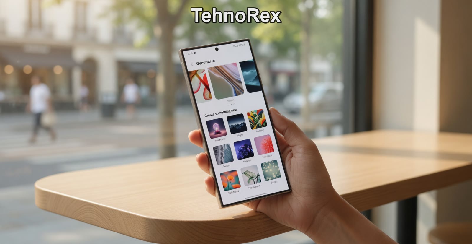 Экран Galaxy S24 Ultra с галереей снимков