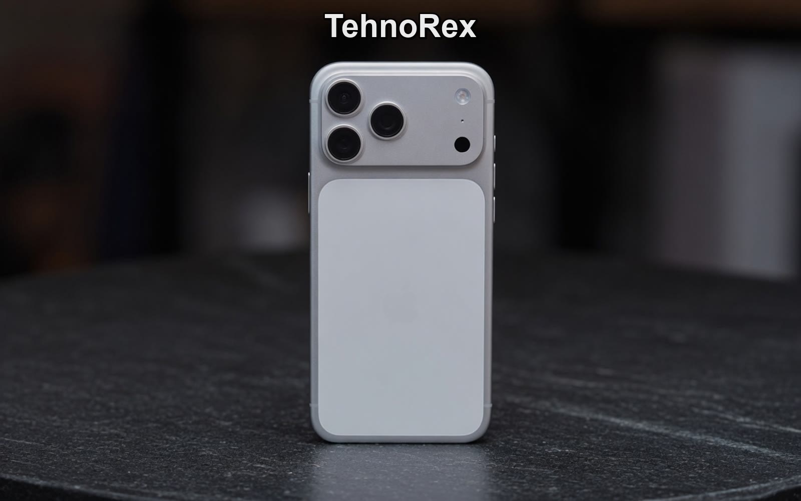 Задняя панель iPhone 17 Pro крупным планом