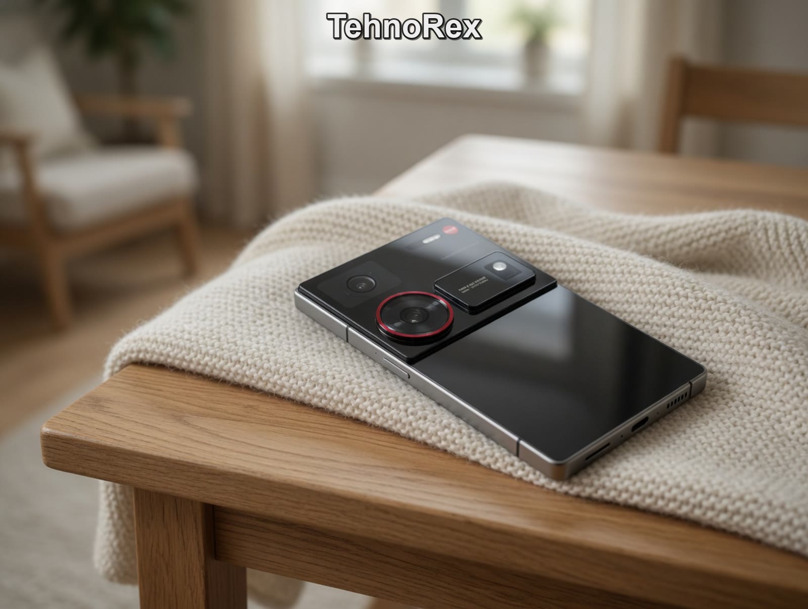 Блок камер nubia Z60 Ultra крупным планом