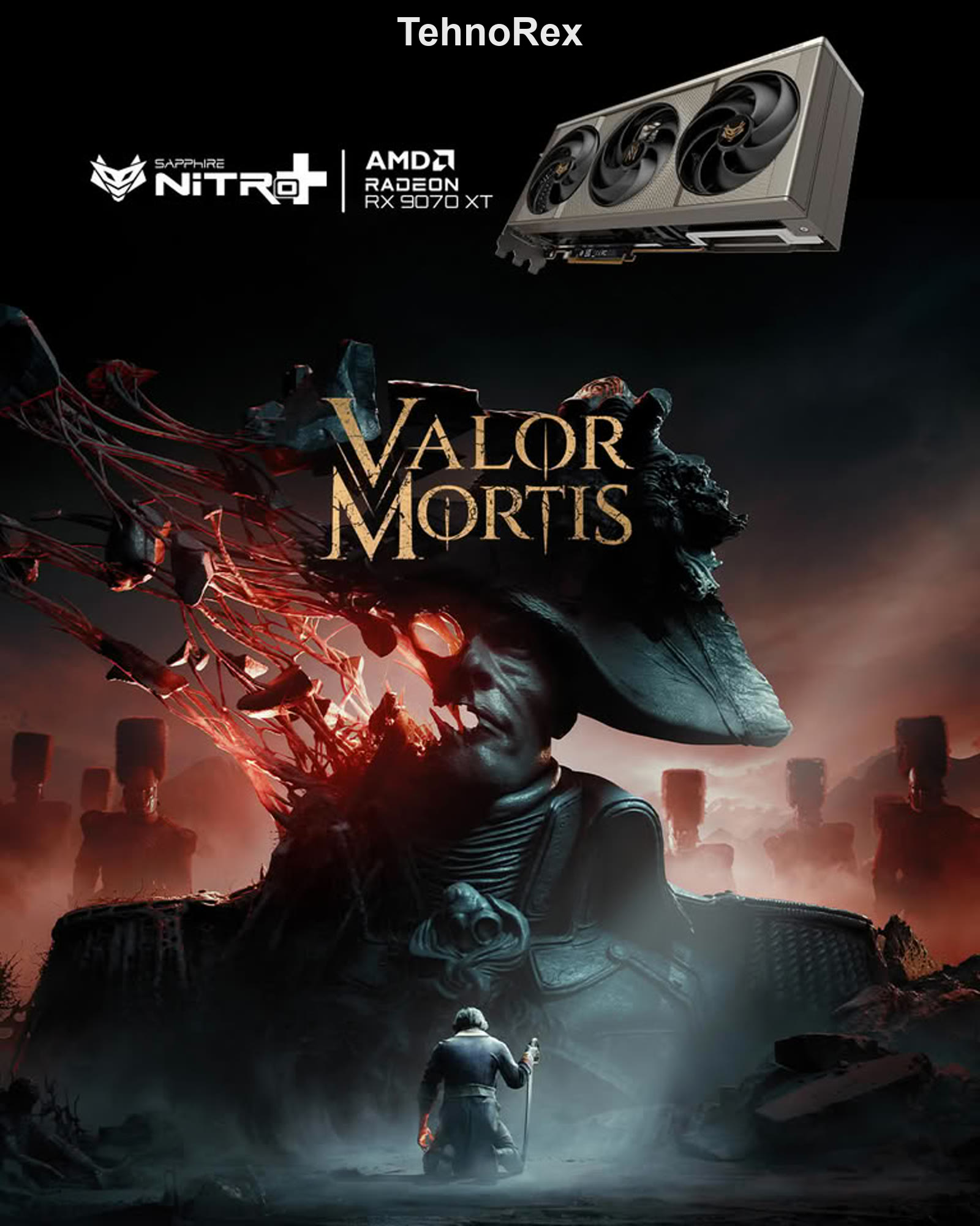 Sapphire готовит RX 9070 XT Valor Mortis: та же плата, другая крышка и игра в комплекте