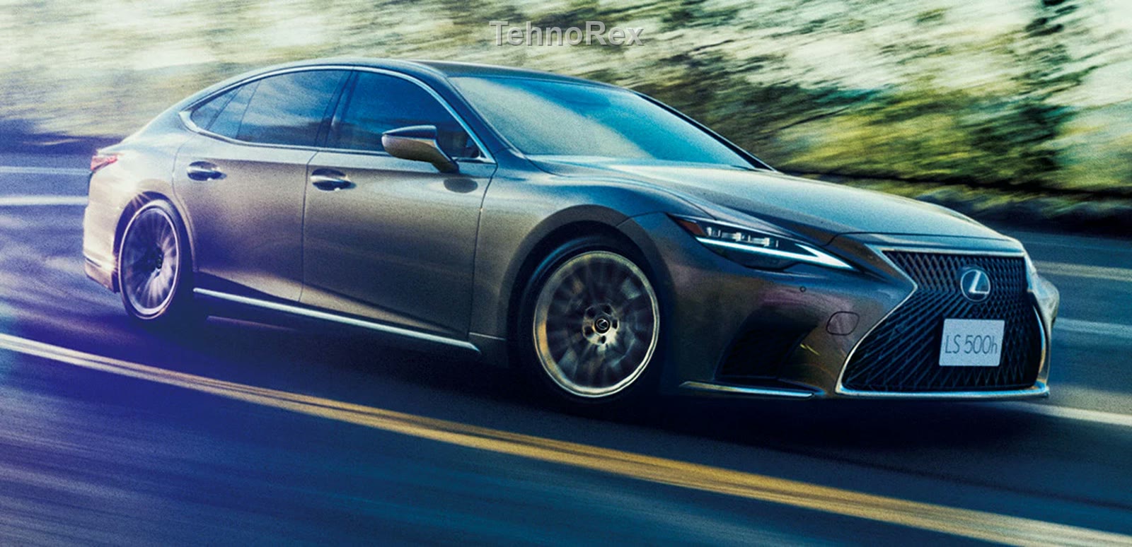Lexus LS: внешность обновлённого седана пятого поколения