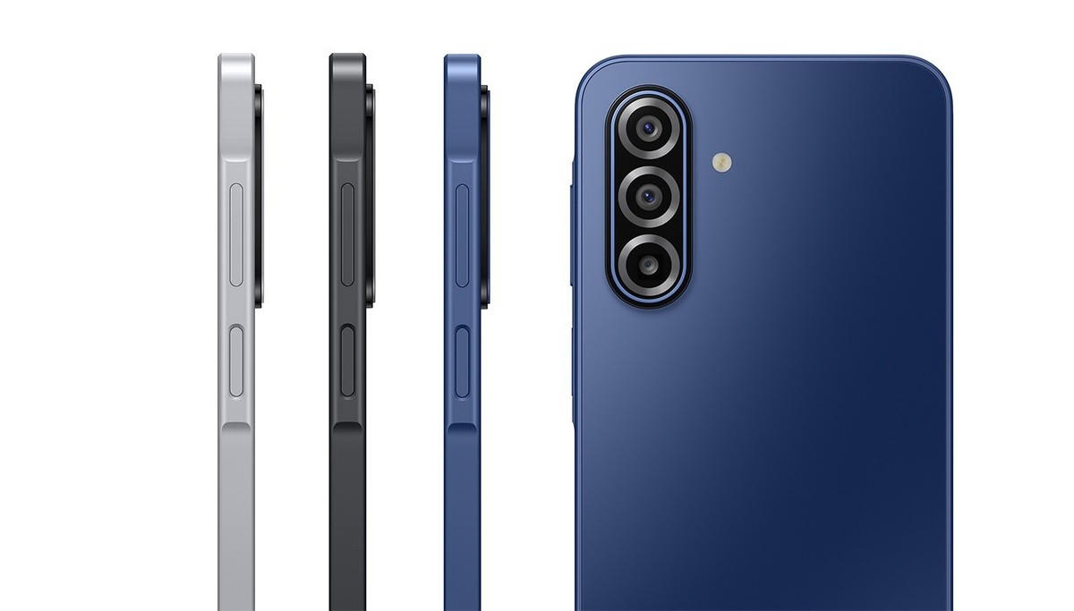 Galaxy A17 синий вид сзади предшественник A18