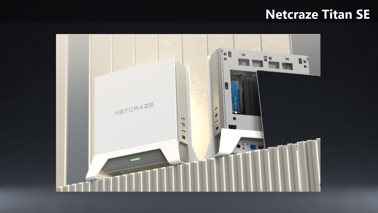 Netcraze Titan SE: роутер с Wi-Fi 7, слотом M.2 NVMe и двумя портами 2.5G