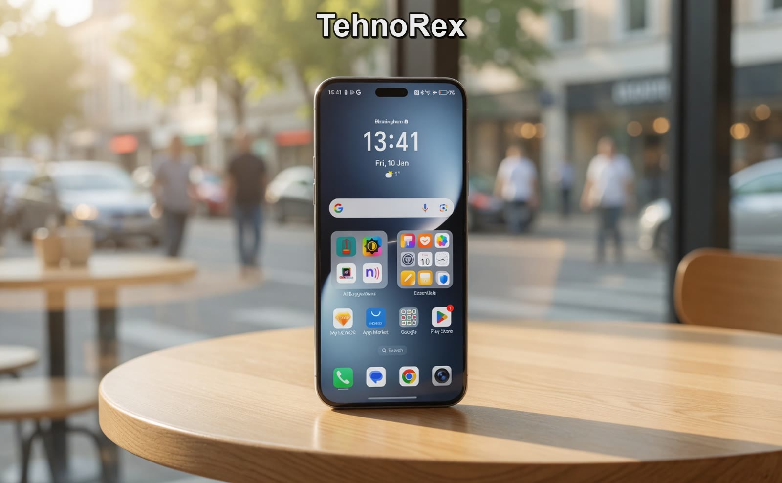 Экран Honor Magic7 Pro с рабочим столом