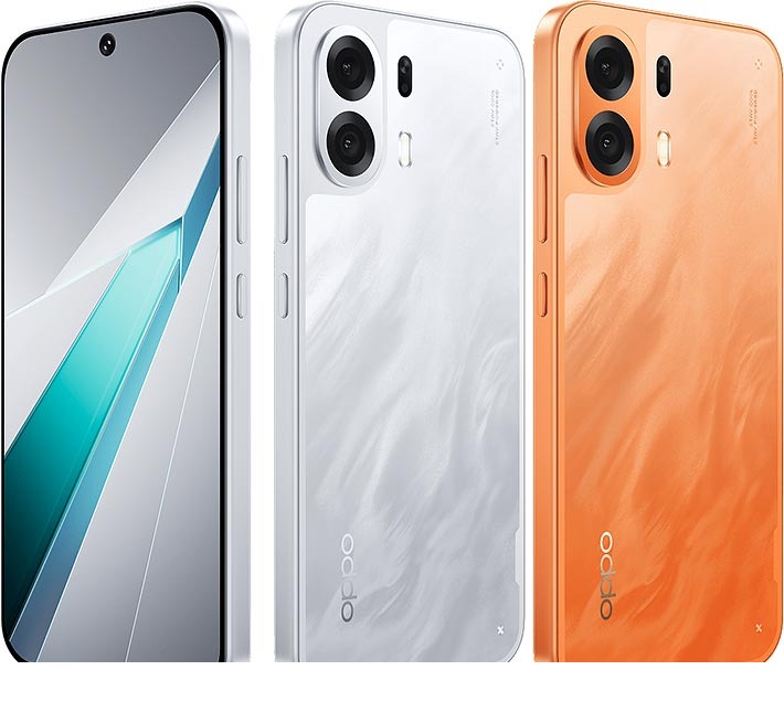 OPPO K14 Plus 5G: экран и два цветовых варианта корпуса
