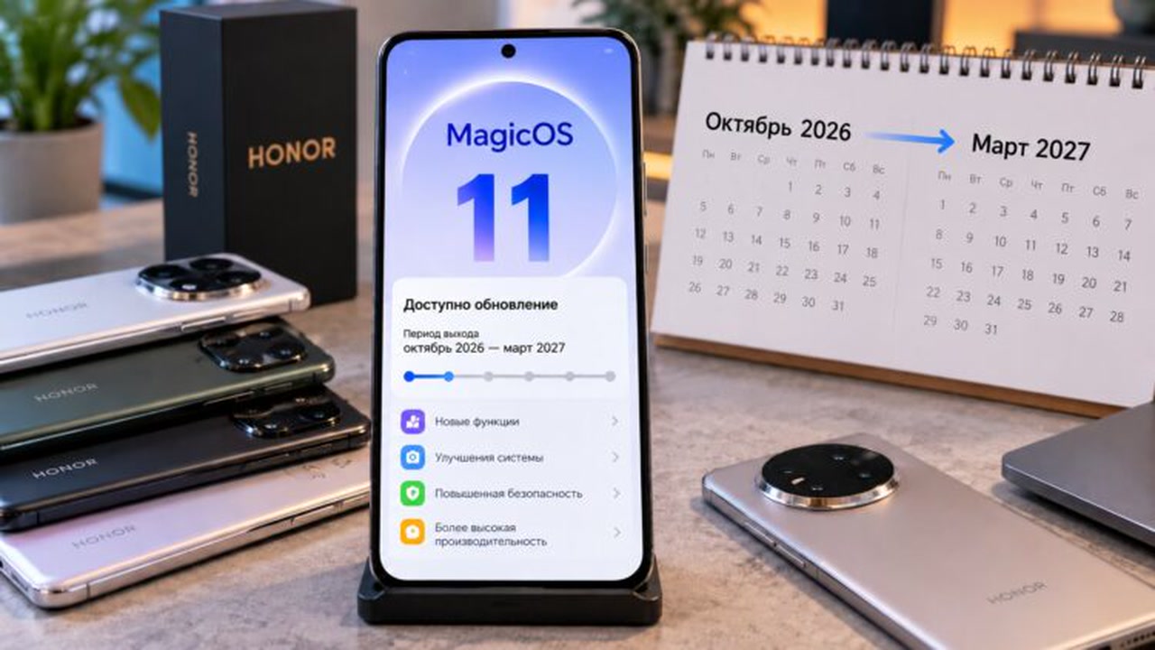 MagicOS 11 на смартфоне HONOR