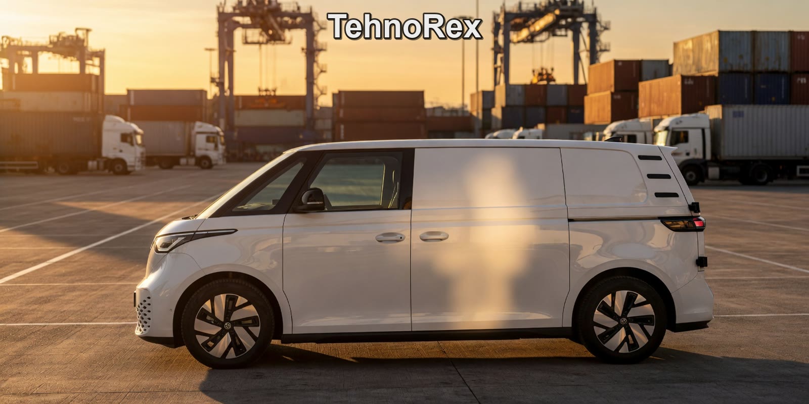 Volkswagen ID. Buzz Cargo на логистической площадке