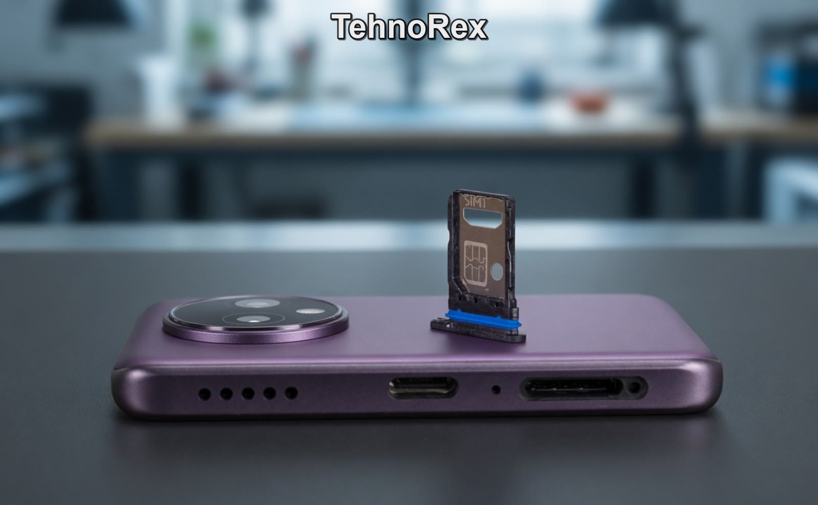 vivo V40, нижний торец