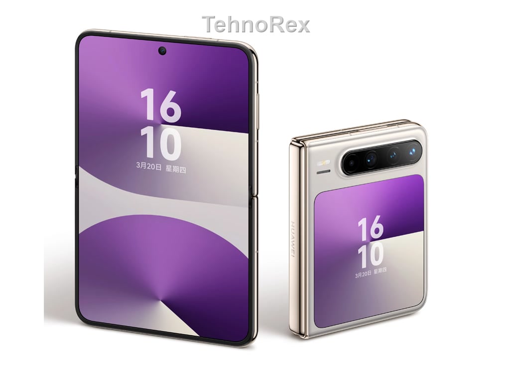 Huawei Pura X в раскрытом виде