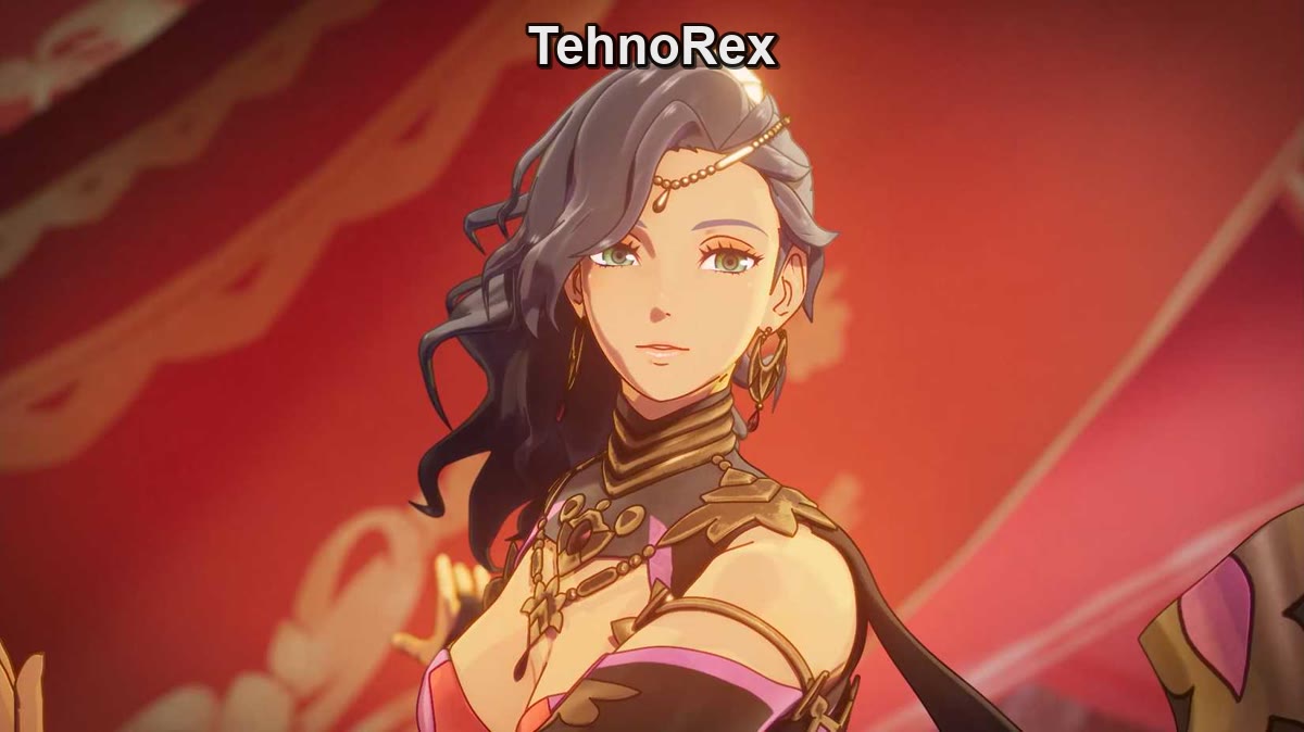 Кадр из Fire Emblem: Fortune's Weave, отряд на карте сражения