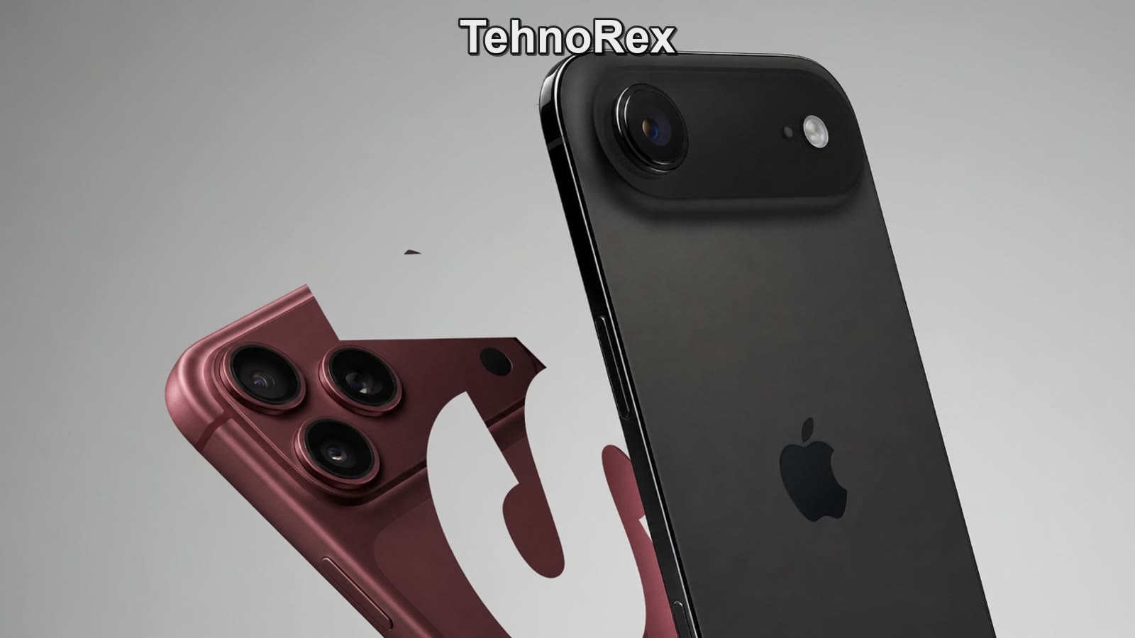 iPhone Air и iPhone 18 Pro рядом на светлом фоне