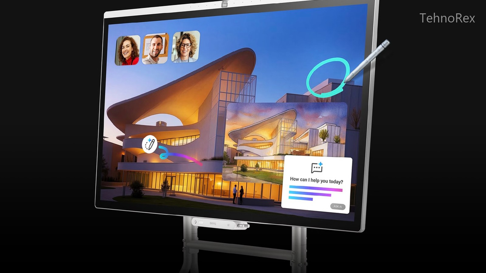 BenQ CP05: 55 и 75 дюймов, Android 15 и локальный ИИ на 10 TOPS