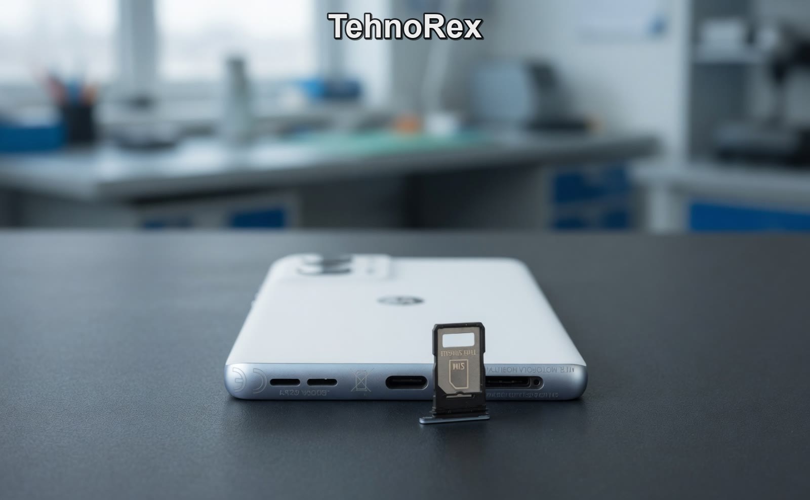 Motorola Edge 50 Fusion, нижний торец