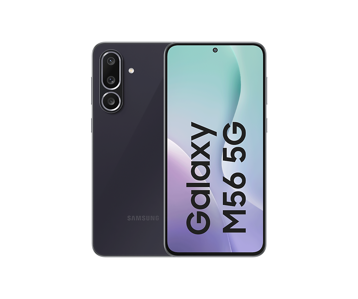 Samsung Galaxy M56 5G: передняя панель с экраном Super AMOLED