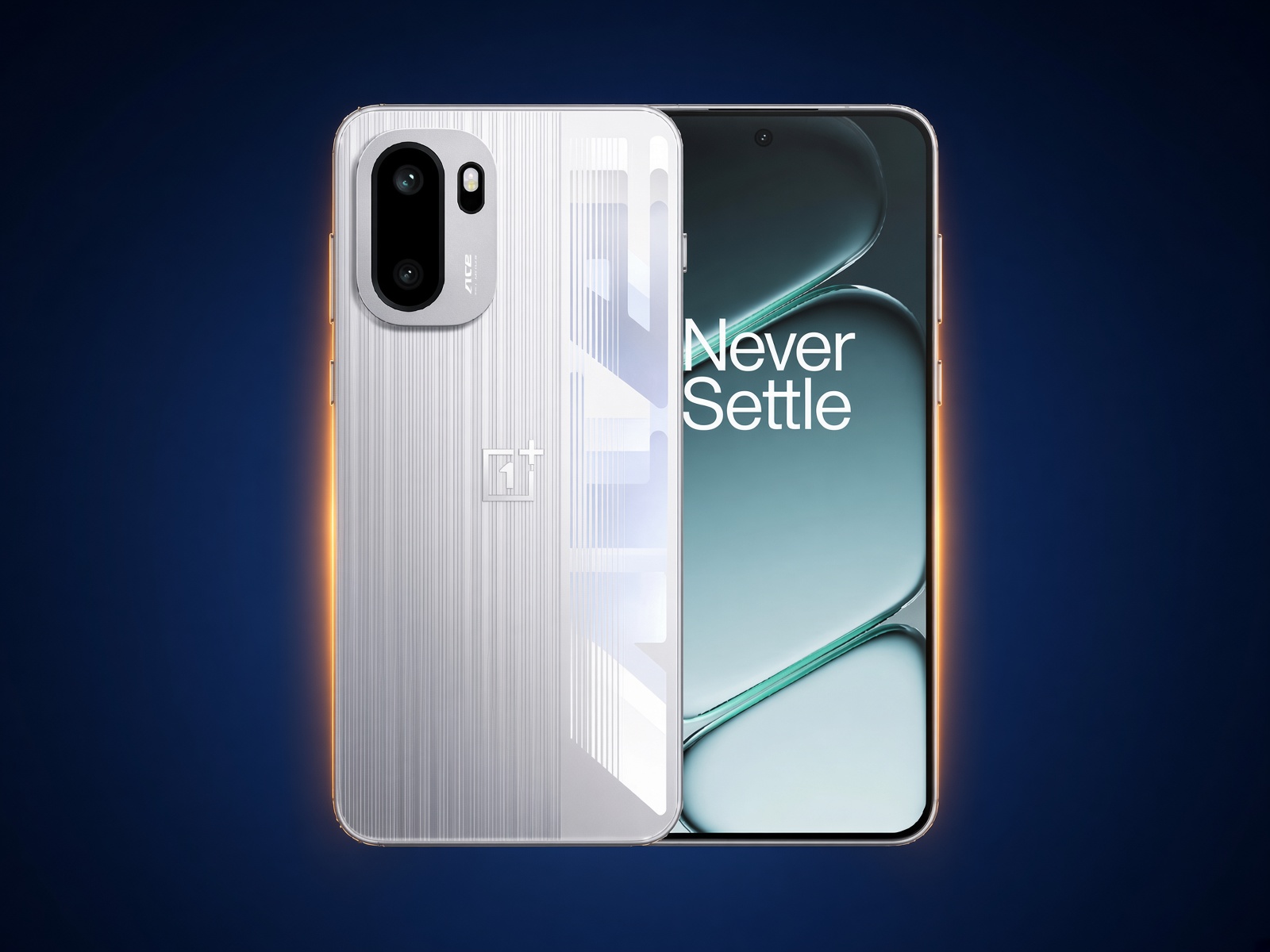 OnePlus Ace серия смартфон серебро официальный вид