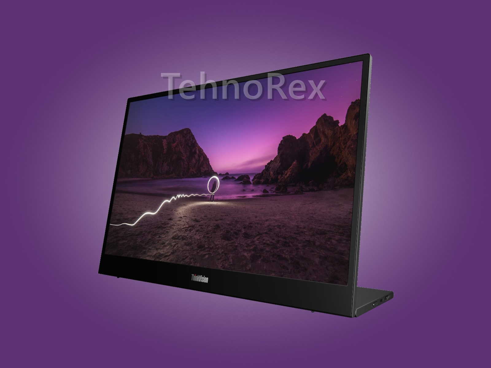 Lenovo ThinkVision L16a: 16 дюймов IPS в поездку, 65 Вт и NTSC 45%