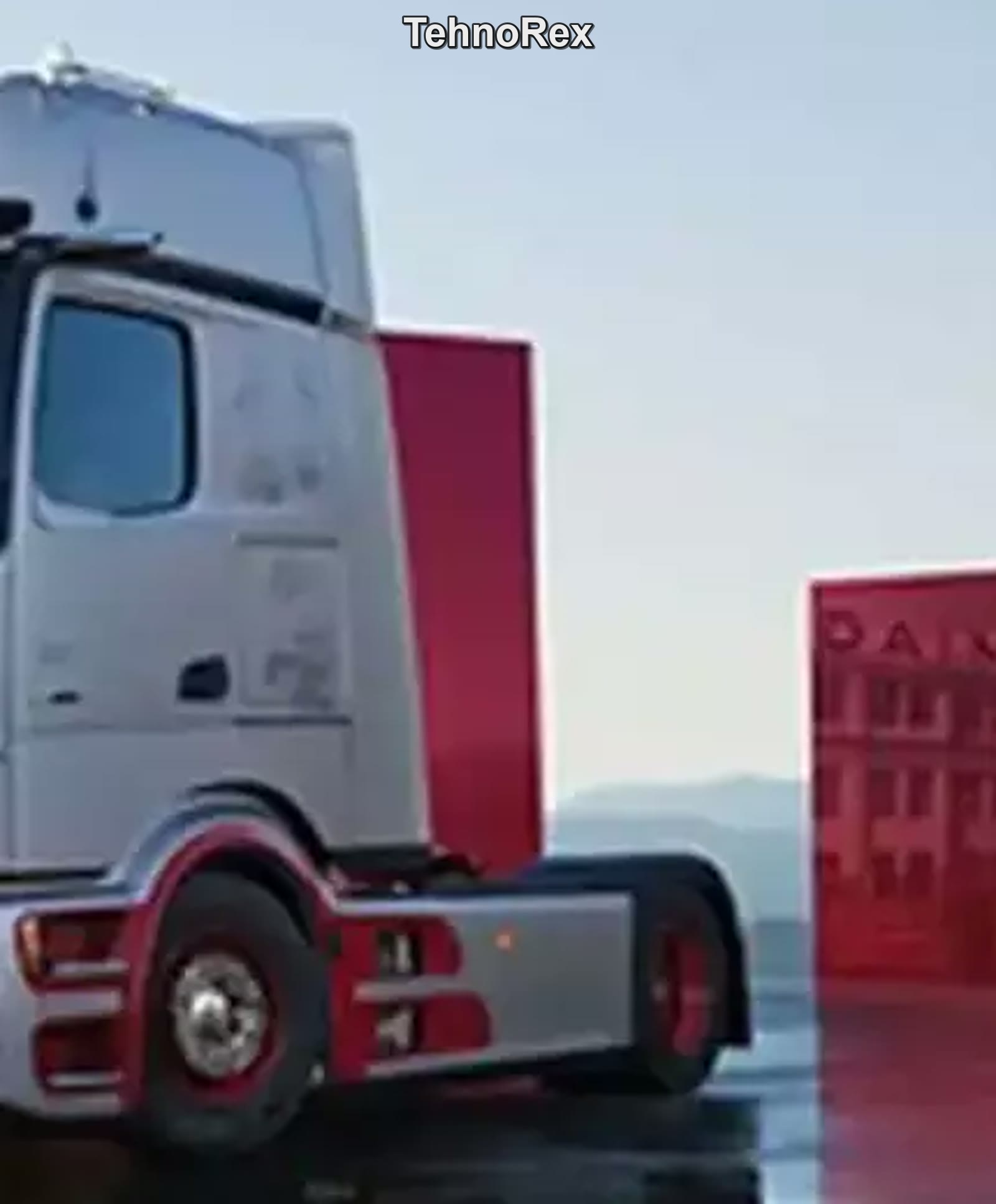 Боковая часть кабины юбилейного Actros L