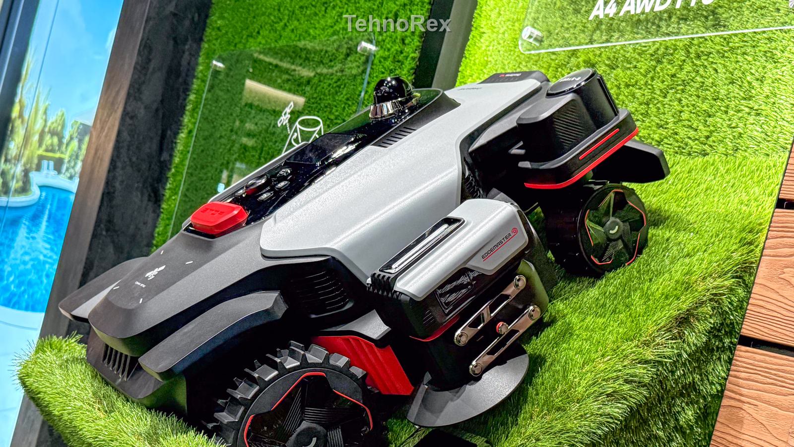 Dreame показала газонокосилки A4 AWD Pro с выдвижным ножом и лидаром