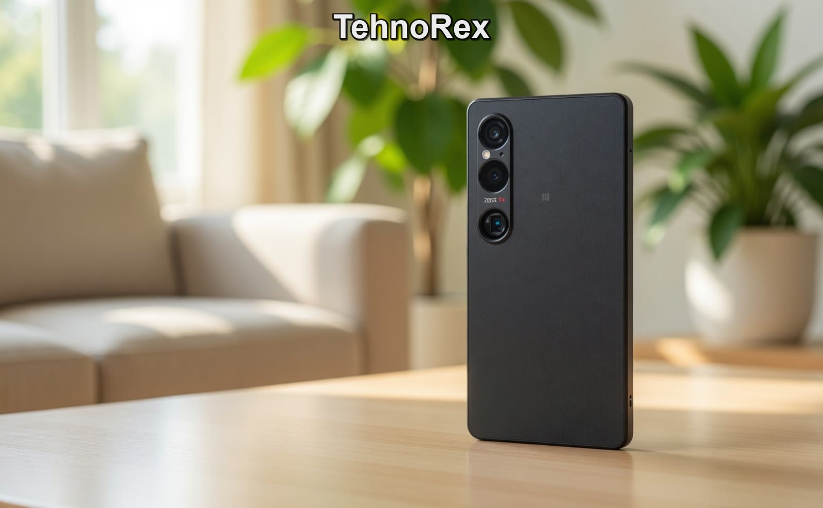 Sony Xperia 1 VI с включённым экраном