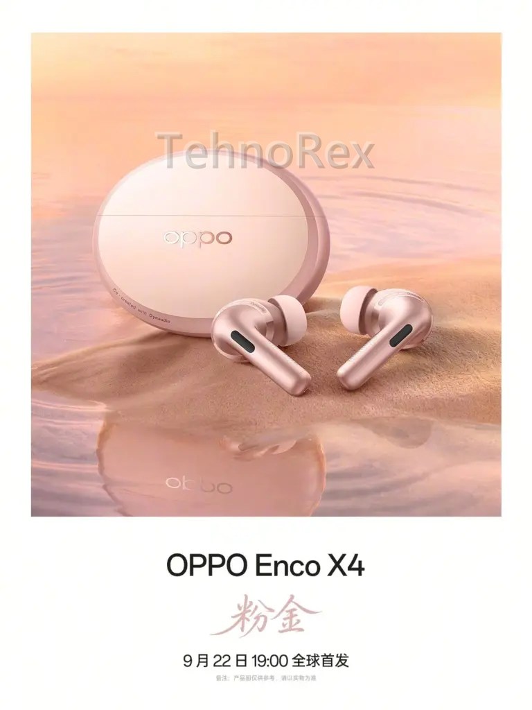 Oppo Enco X4: три цвета, Dynaudio lossless и ИИ-перевод 22 сентября