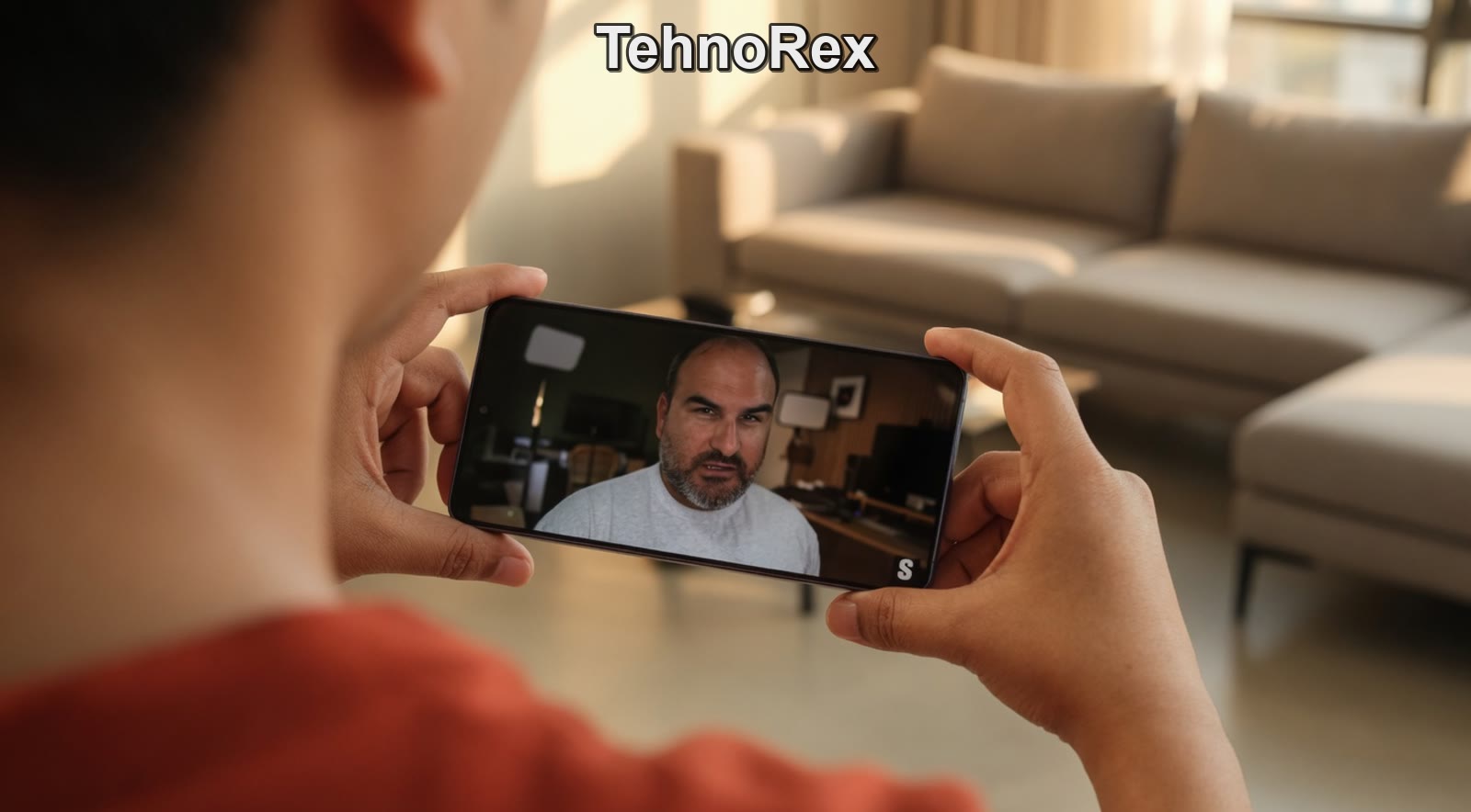 Samsung Galaxy S26 Plus во время видеозвонка