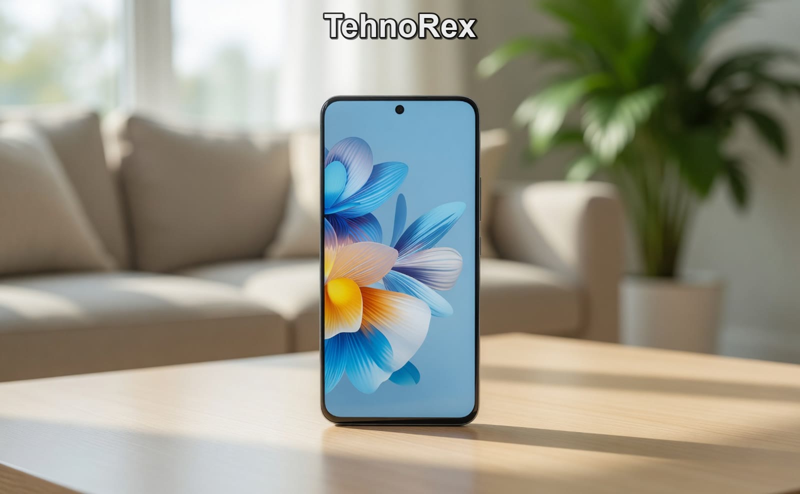 Honor 90 с включённым экраном