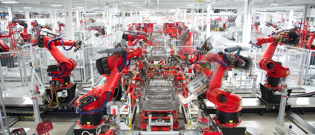 Завод Tesla под Берлином