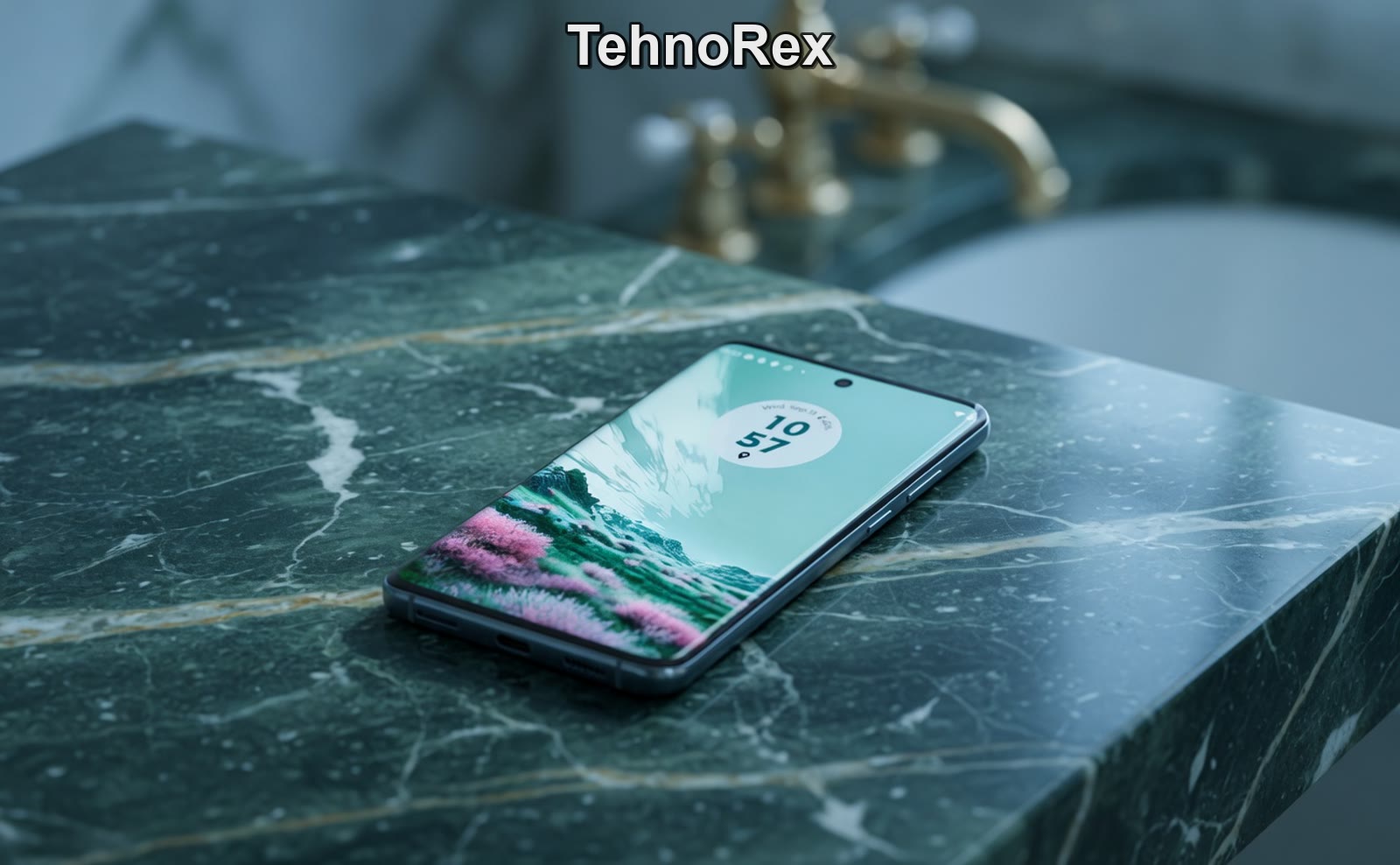 Motorola Edge 40 Neo с включённым экраном