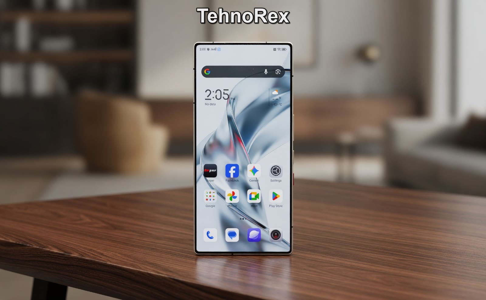 Экран RedMagic 11 Pro с рабочей панелью