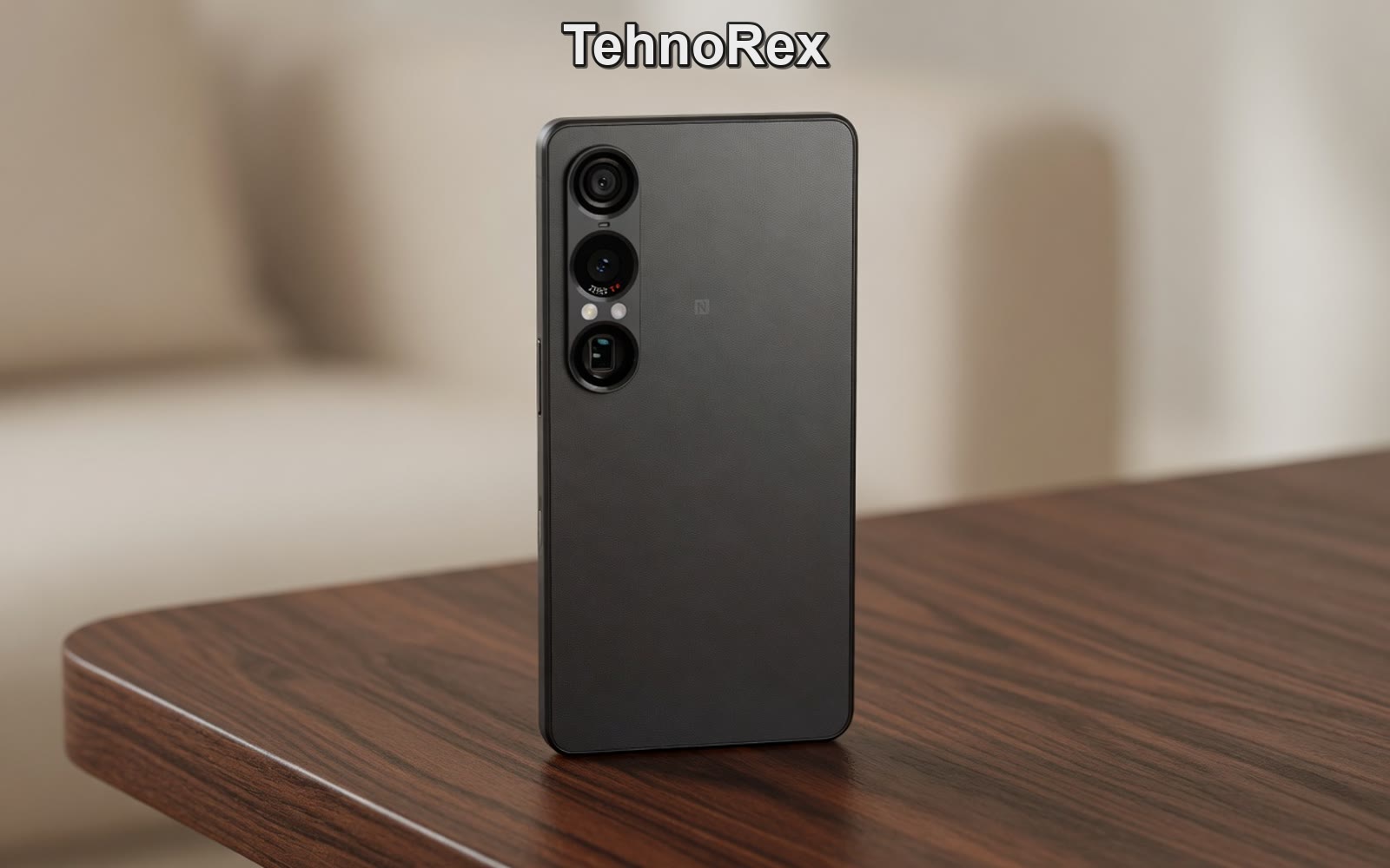 Блок камер Sony Xperia 1 VII крупным планом